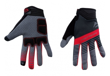 Gloves light gel L Black/Red 8M718822