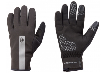 Gloves Winter Long S Black, grey