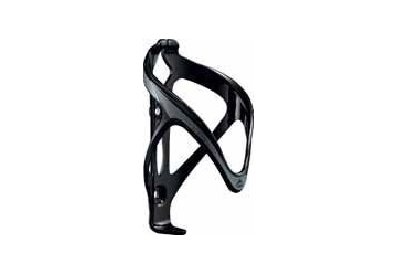 Bottle cage plastic black/silver