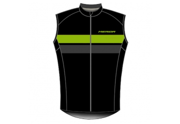 Wind Gilet Merida stripe Black/green Comp Line XS