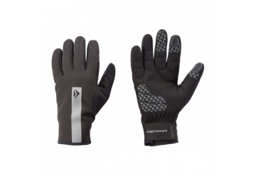 Gloves Winter Long L Black, grey