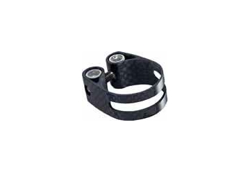 Seat clamp carbon Team D:31.8mm Black