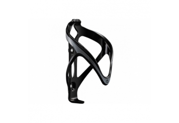 Bottle cage plastic black/silver