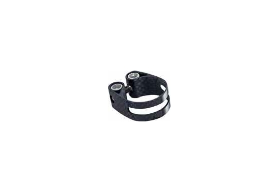 Seat clamp carbon Team D:31.8mm Black