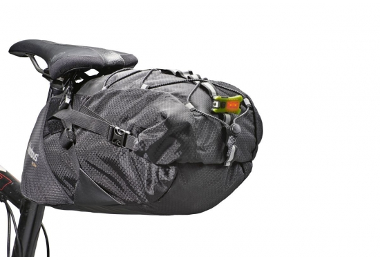 Saddlebag Bike Packer Fino a 18lt Nero